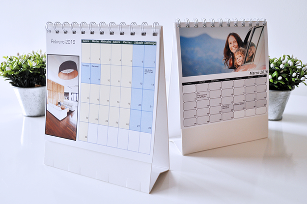 Calendarios de escritorio personalizados