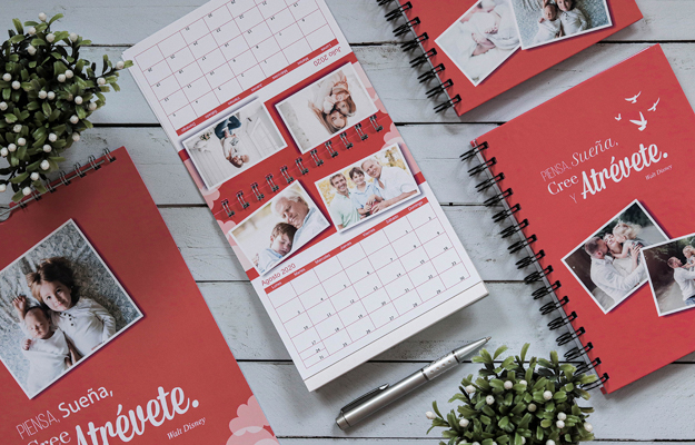 Atrevete. Diseño de calendario personalizado de escritorio para descargar gratis y completar con tus fotos en el soft de compu!