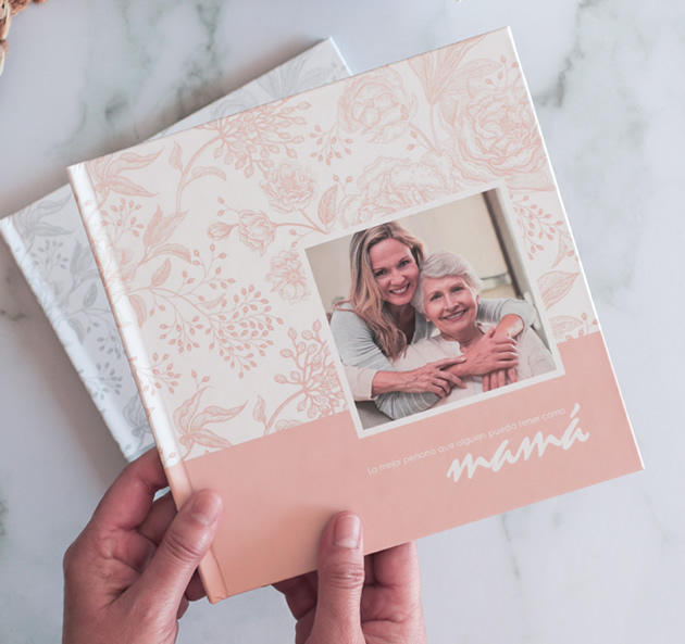 Fotolibro para el Da de la Madre - Diseo Floral Vintage 1