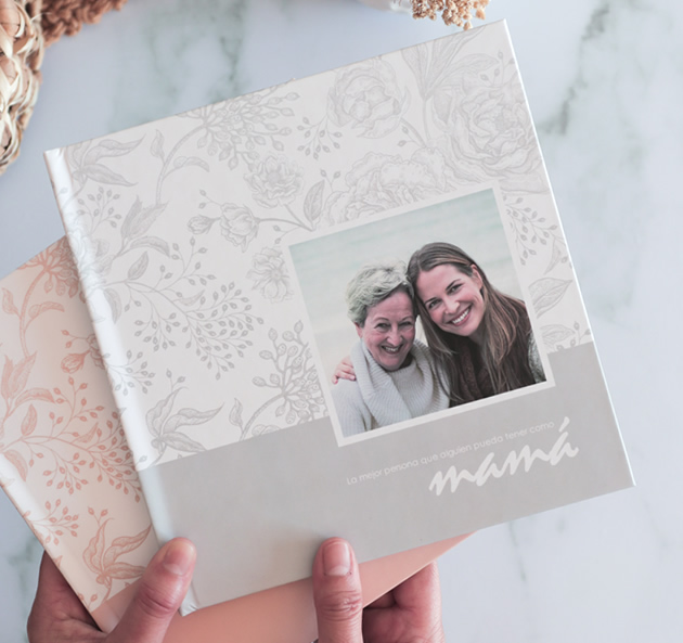 fotolibro para el Da de la Madre - Diseo Floral Vintage 2