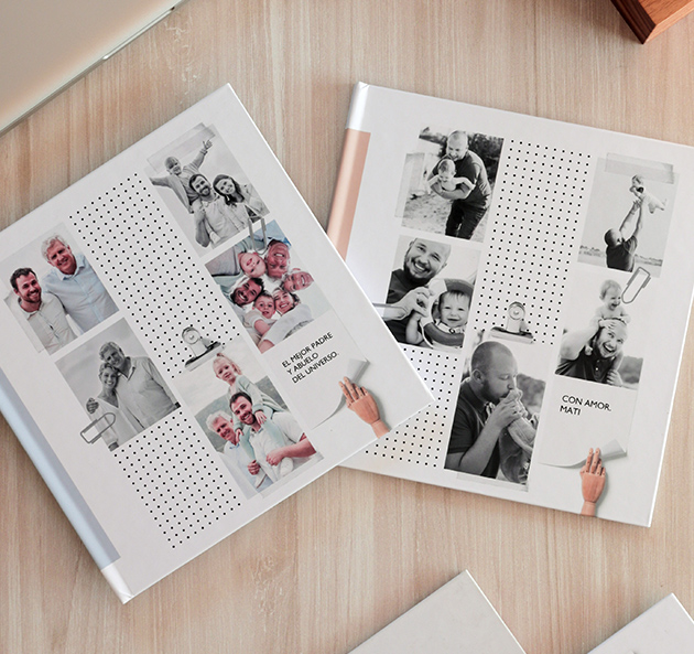 fotolibro para el Día del Padre - Diseño Collage
