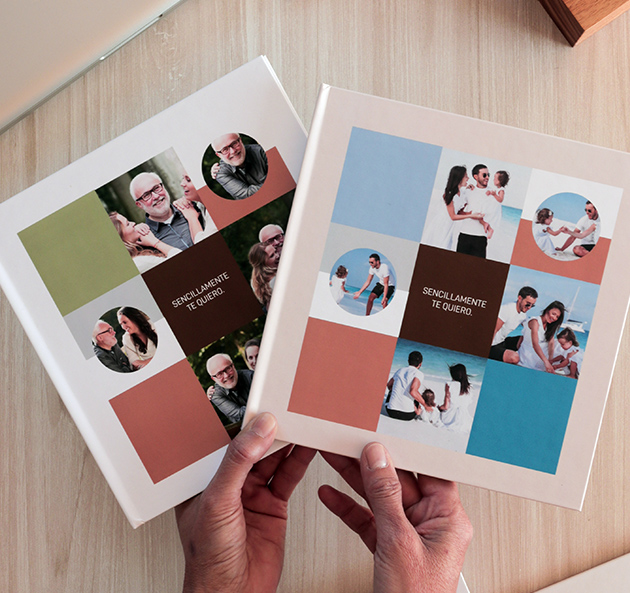 fotolibro para el Día del Padre - Diseño Color Block