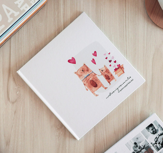 fotolibro para el Día del Padre - Diseño Papá Oso