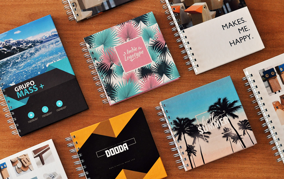 impresin de cuadernos personalizados con logo